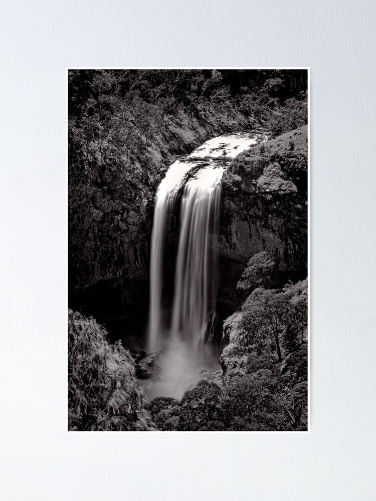 Alternate view of Long Drop - Ebor Falls - NSW - Australia Poster