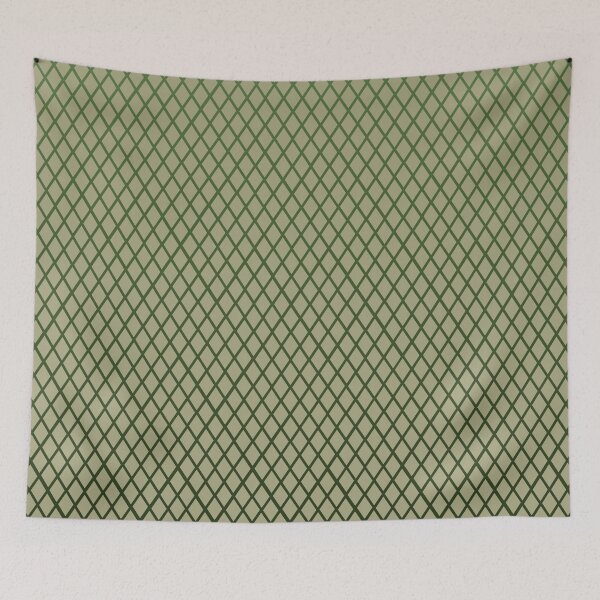 Item preview, minimal green rhombuses designed and sold by leancircuit.