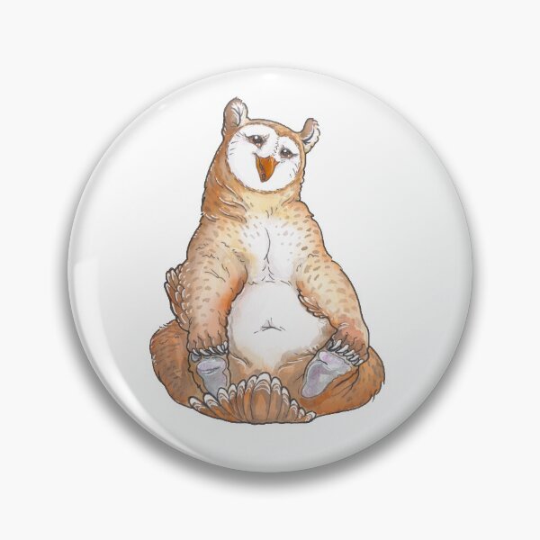Item preview, Dungeons and Dragons, cute Barn Owlbear Illustration designed and sold by Hasel-Anne.