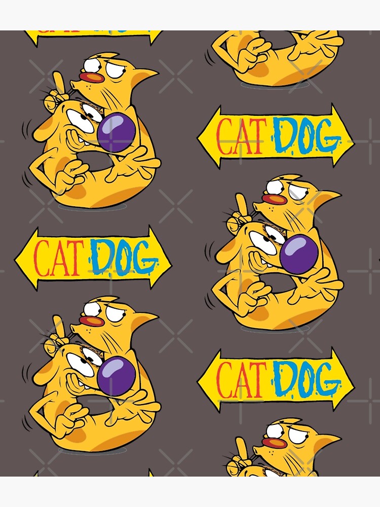 Catdog Cartoon Themed Lot of 14 Assorted Sticker Decals | eBay