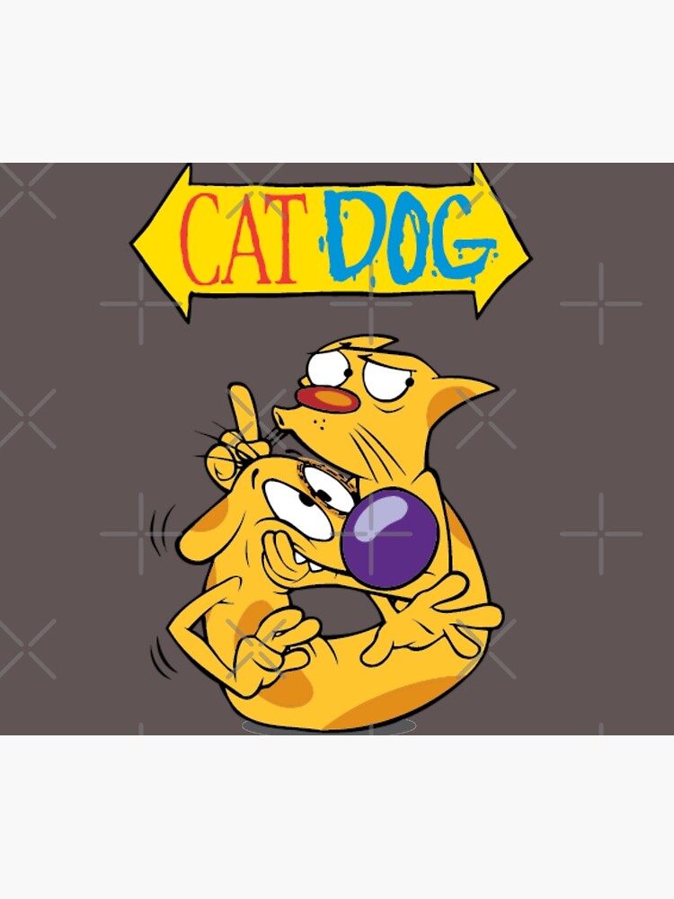 "CatDog" Shower Curtain for Sale by JustJames Redbubble
