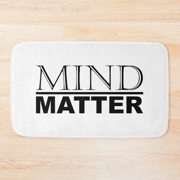 Item preview, Mind Over Matter Motivational / Inspirational Quotes and Sayings Minimal Typography designed and sold by ColorMeHappy123.