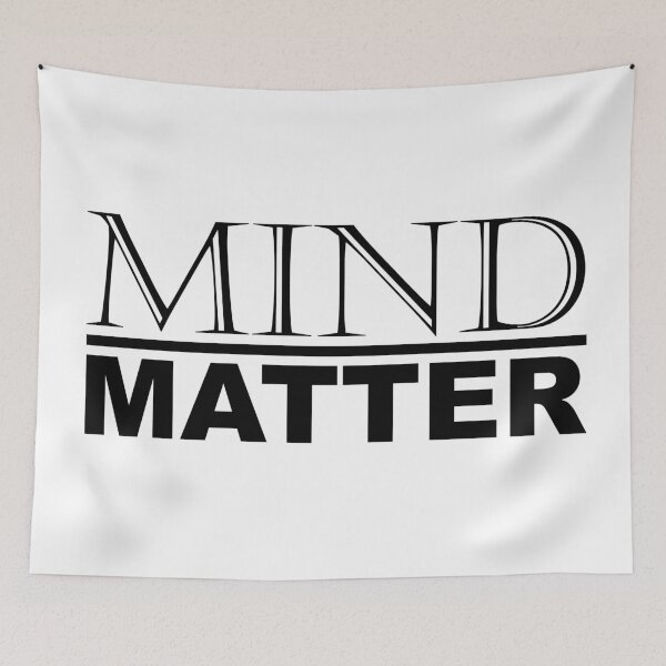 Item preview, Mind Over Matter Motivational / Inspirational Quotes and Sayings Minimal Typography designed and sold by ColorMeHappy123.