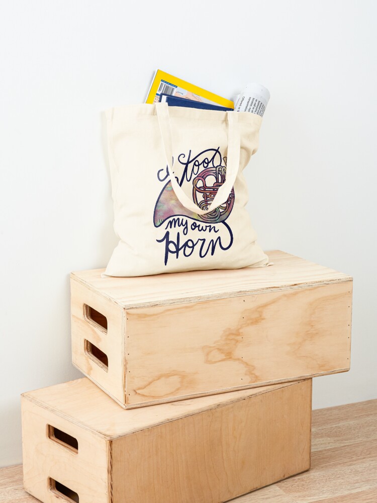 Thumbnail 4 von 5, Stofftasche, French Horn Humor designt und verkauft von Boogiemonst.