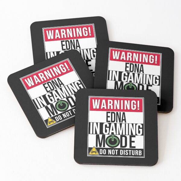 Item preview,  Warning Edna In Gaming Mode - Funny Girl Gamer Gift For Edna designed and sold by Bontini.