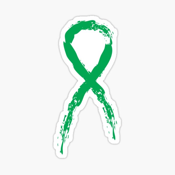 Awareness Green Ribbon Sticker