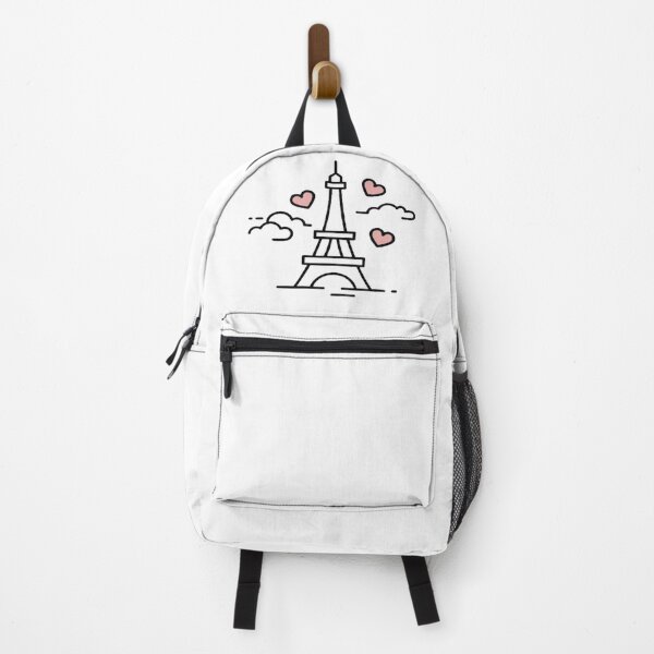 Item preview, I love Paris, Eiffel Tower - Digital Drawing - Color designed and sold by Gatsbird Design.