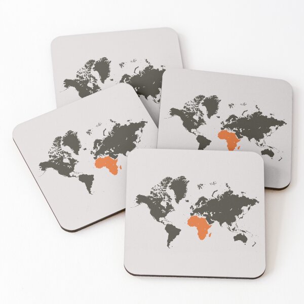 Item preview, world map, Africa designed and sold by kim tang.