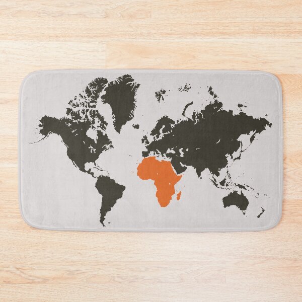 Item preview, world map, Africa designed and sold by kim tang.