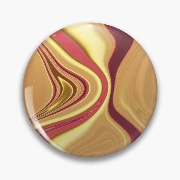 Item preview, Abstract Fluid Painting Marble Pattern Gold and Red designed and sold by Patricia Piotrak.