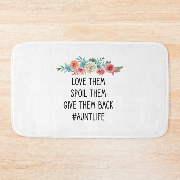 Item preview, Love Them Spoil Them Give Them Back Auntlife : Aunt Life, Auntlife, Aunt Gift, Aunt, Auntie , new aunt gift ,aunt day gift idea floral style designed and sold by Chamssou.