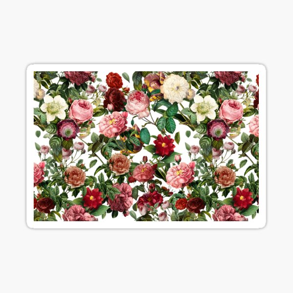 Flower stickers: Rose • The Printables