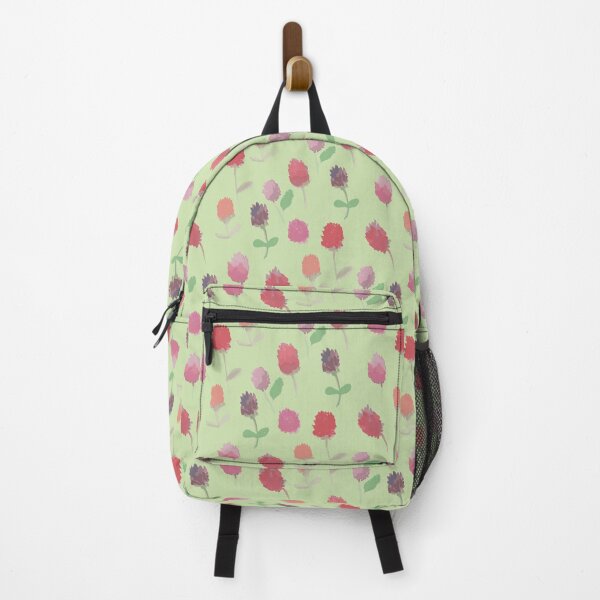 Item preview, crimson clover floral pattern designed and sold by rysunki-malunki.