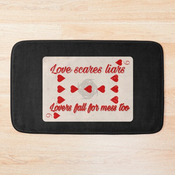 Item preview, LOVE SCARES LIARS, LOVER FALLS OR MESS TOO designed and sold by irstore11.