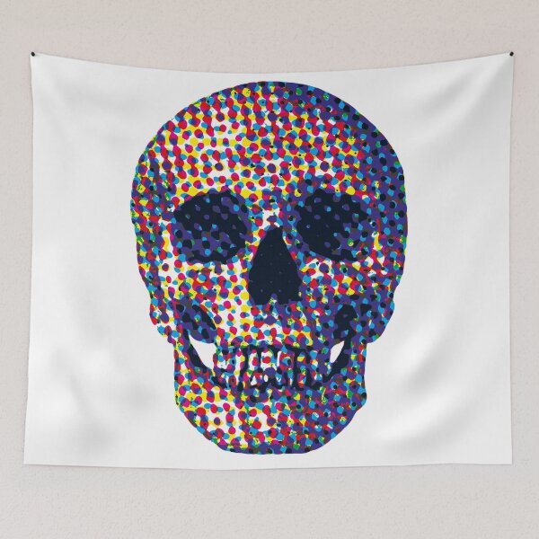Item preview, Color Dot Skull designed and sold by MoSt90.