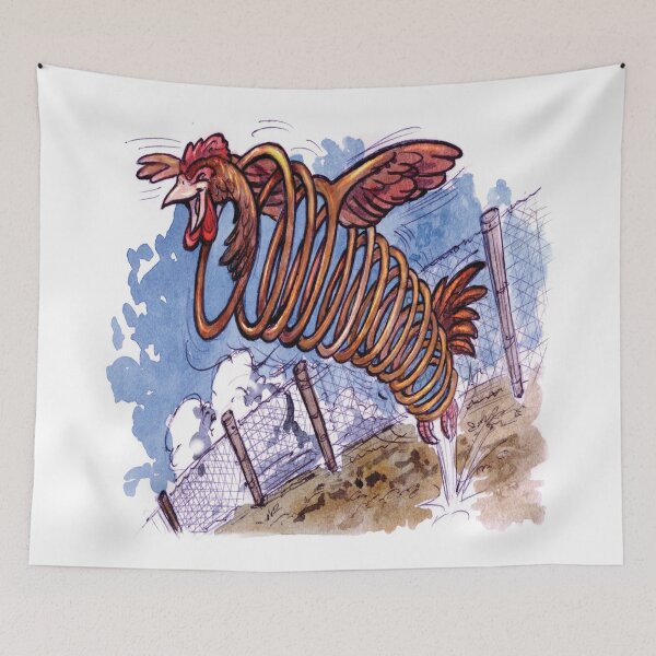 Item preview, Spring Chicken, Visual Pun designed and sold by LlynHunter.