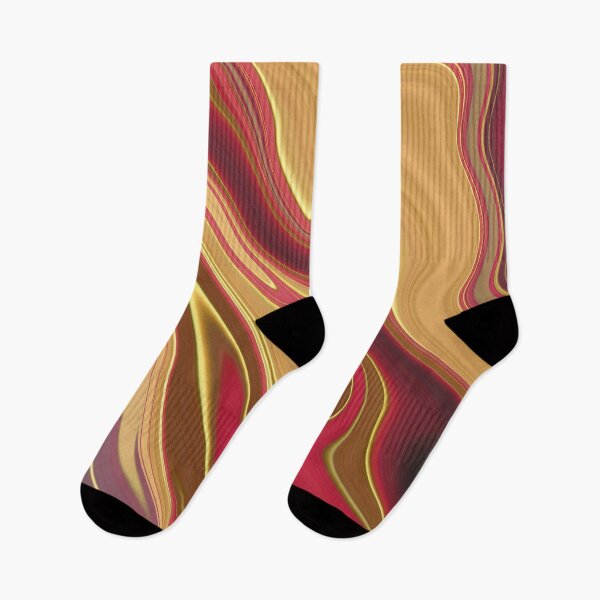 Item preview, Abstract Fluid Painting Marble Pattern Red and Gold designed and sold by Patricia Piotrak.