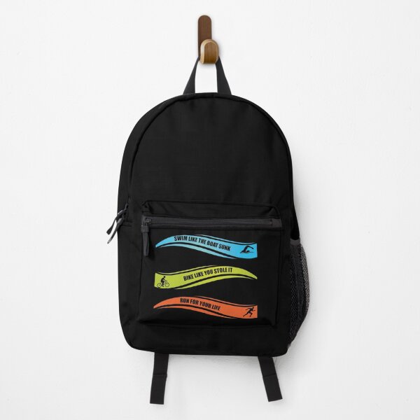 Item preview, Triathlon - Swim Like The Boat Sunk Bike Like You Stole It Run For Your Life, Sport Triathlete designed and sold by overstyle.