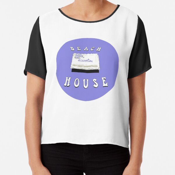Beach House Devotion Cake (Purple) Chiffon Top