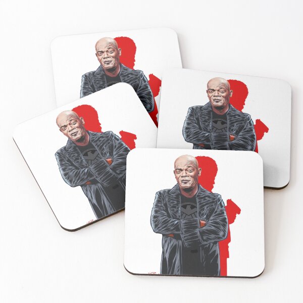 Artikelvorschau, Samuel L. Jackson - Eine Illustration von Paul Cemmick entworfen und verkauft von TIGERDAVER.