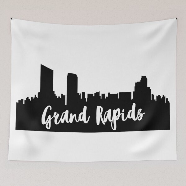 Item preview, Grand Rapids, Michigan City Skyline Silhouette  designed and sold by Ashleylcoop.