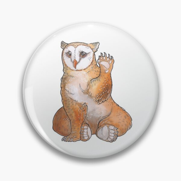 Item preview, Dungeons and Dragons, Oh Hai Barn Owlbear Illustration designed and sold by Hasel-Anne.