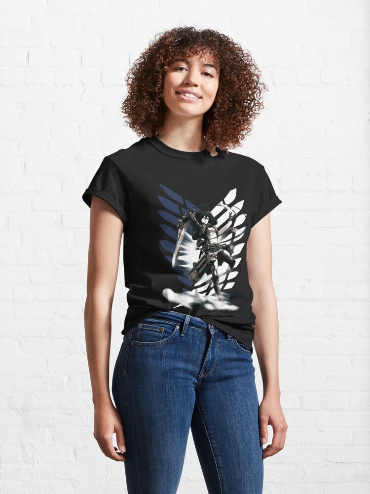 Alternate view of Shingeki no Kyojin - Mikasa Ackerman Classic T-Shirt
