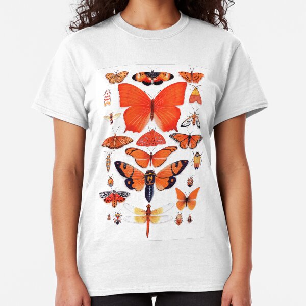 Orange Insect Collection Classic T-Shirt