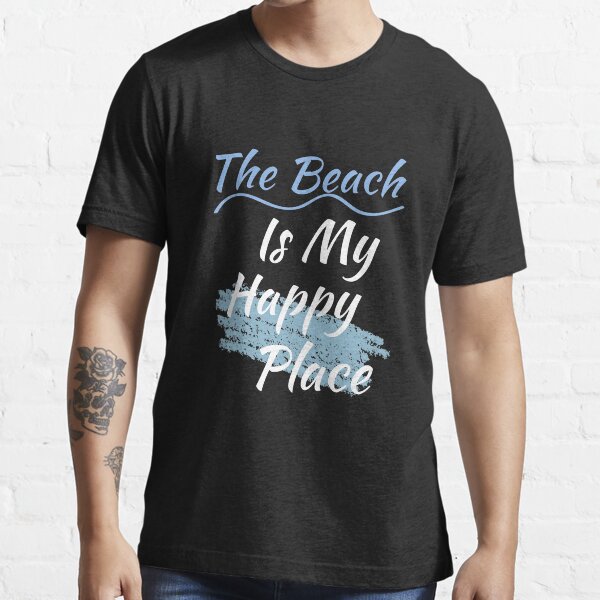 the beach is my happy place sweatshirt