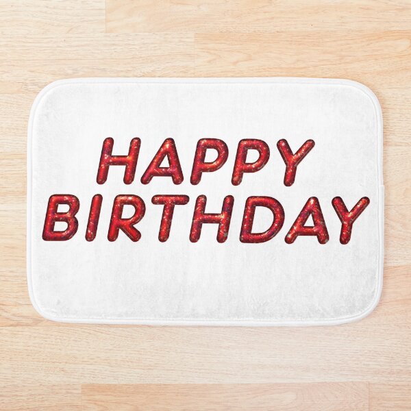 Item preview, Copy of Happy Birthday - Red designed and sold by TopPopClothing.