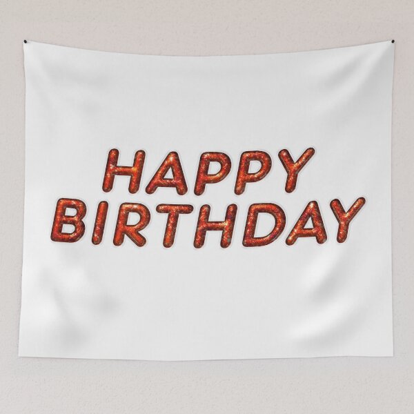 Item preview, Happy Birthday - Orange designed and sold by TopPopClothing.