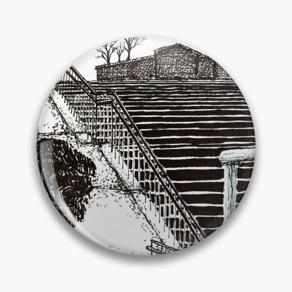 Item preview, Black and White Staircase designed and sold by MouseArt.