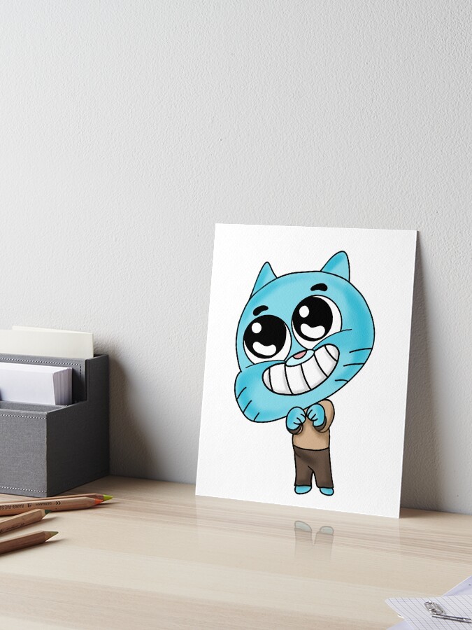 Smiling Gumball Watterson - The Amazing World of Gumball Metal Print for  Sale by RoserinArt