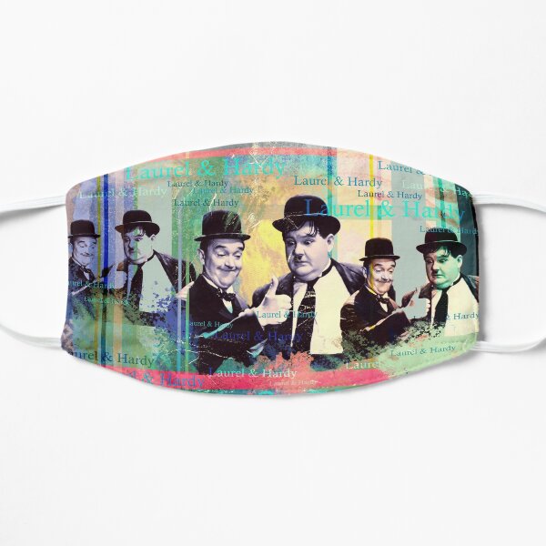Laurel und Hardy Flache Maske