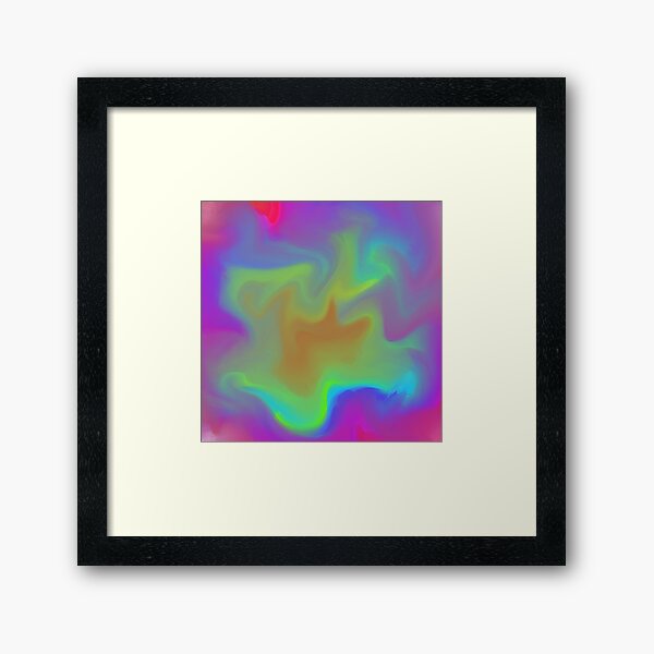 "Tie Dye" Framed Art Print by SimonWoodsArt Redbubble