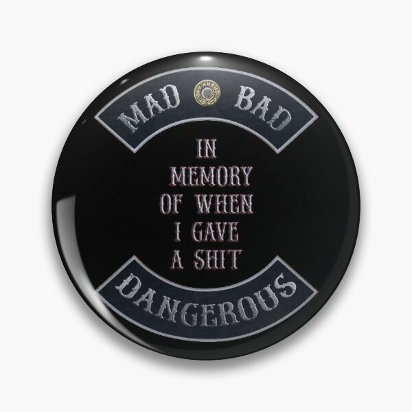 Item preview, Mad Bad Dangerous in Rockers with "In Memory of When I Gave a $hit" Quote Black Background designed and sold by MadBadDangerous.