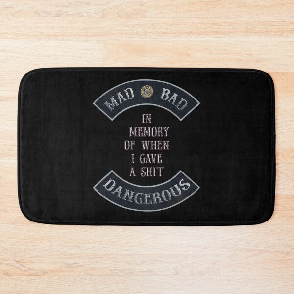 Item preview, Mad Bad Dangerous in Rockers with "In Memory of When I Gave a $hit" Quote Black Background designed and sold by MadBadDangerous.