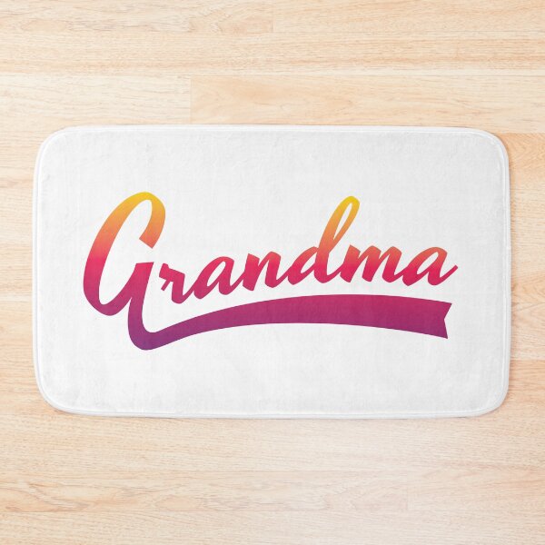 Item preview, Grandma text in gradient designed and sold by knappidesign.