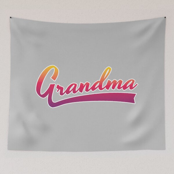 Item preview, Grandma text in gradient designed and sold by knappidesign.