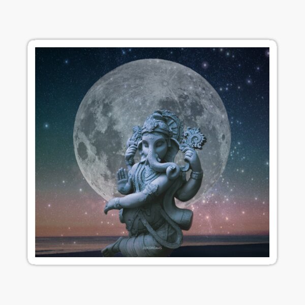 Blue ganesh Sticker