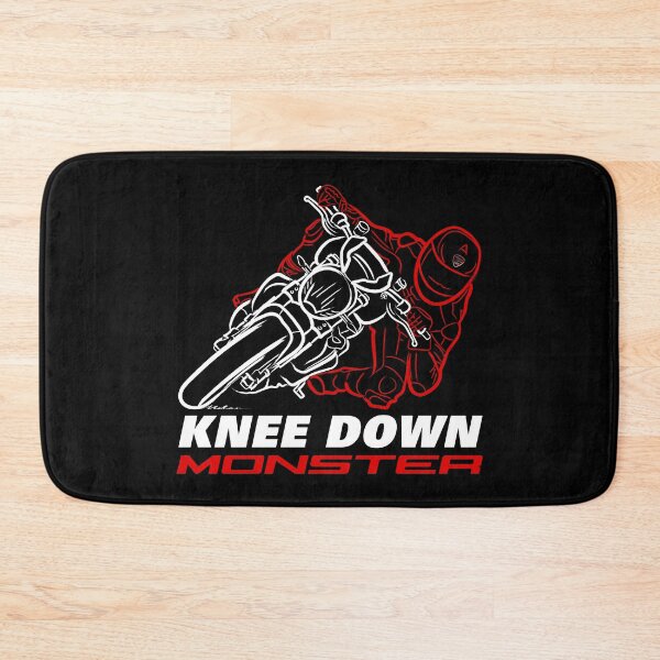 Item preview, Knee Down Monster for Monster Lovers - Dark Edition with Text - Biker Quotes designed and sold by etoide.