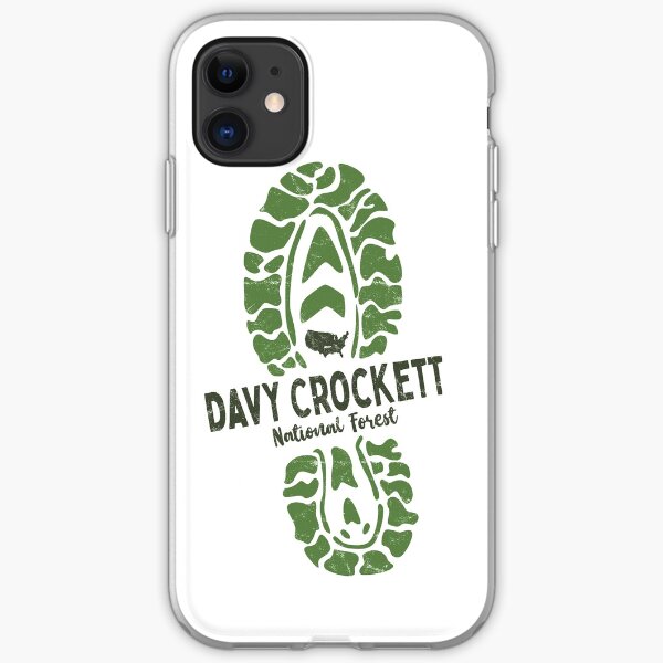Davy Crockett National Forest - Texas Hiking Boot US National Parks iPhone Soft Case