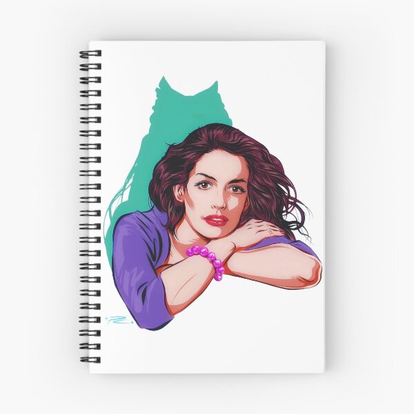 Item preview, Anne Hathaway - An illustration by Paul Cemmick designed and sold by TIGERDAVER.
