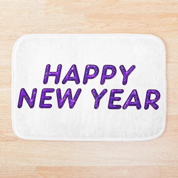 Item preview, Happy New Year - Purple designed and sold by TopPopClothing.
