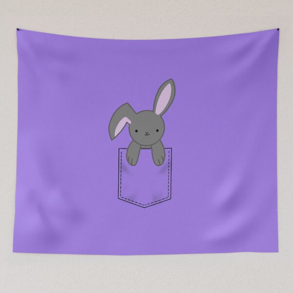 Item preview, Bunny rabbit in a pocket designed and sold by Pickle-Lily.