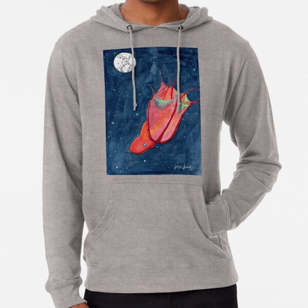 Vampire Squid in Space Lightweight Hoodie