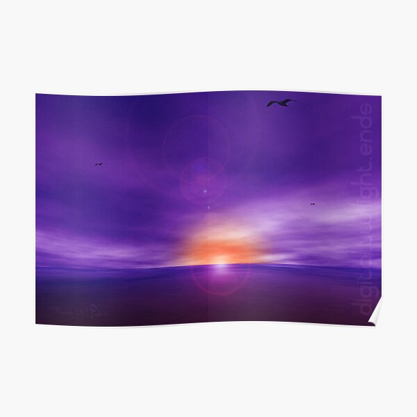 Digital Twilight Ends Poster