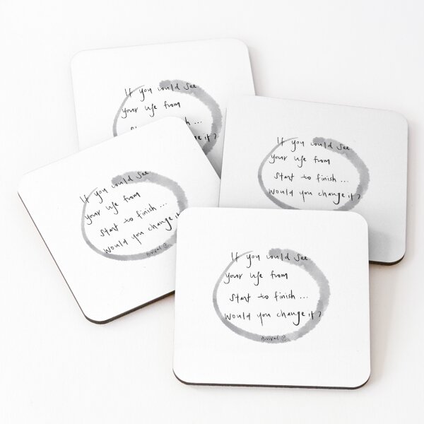 Item preview, Arrival Film Quote | "If you could see your life from start to finish...would you change it?" designed and sold by olivehsuan.
