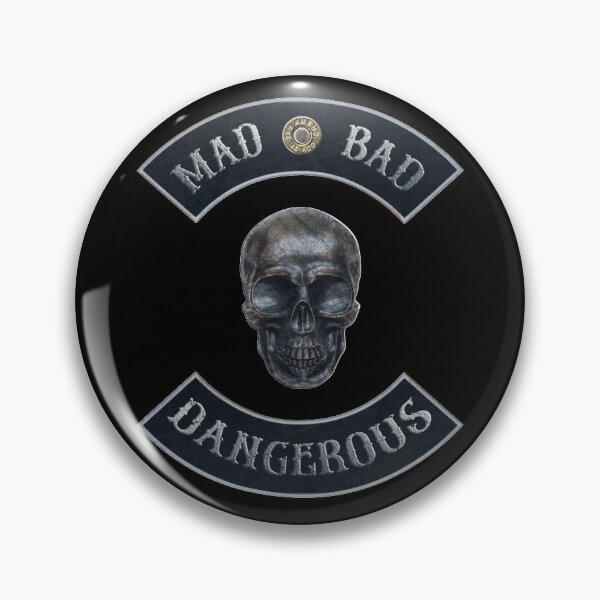 Item preview, Mad Bad Dangerous in Rockers with skull black background designed and sold by MadBadDangerous.