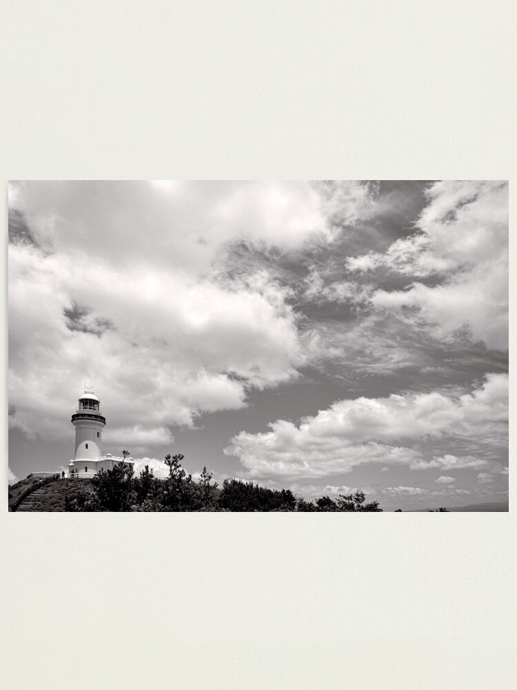 Alternate view of Lighthouse in the Clouds - NSW - Australia Photographic Print